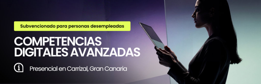 Curso gratuito para desempleados de competencias digitales avanzadas